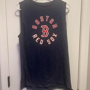 Boston Red Sox Fanatics Women's What Goes Around Tank Top - Heather Navy Large